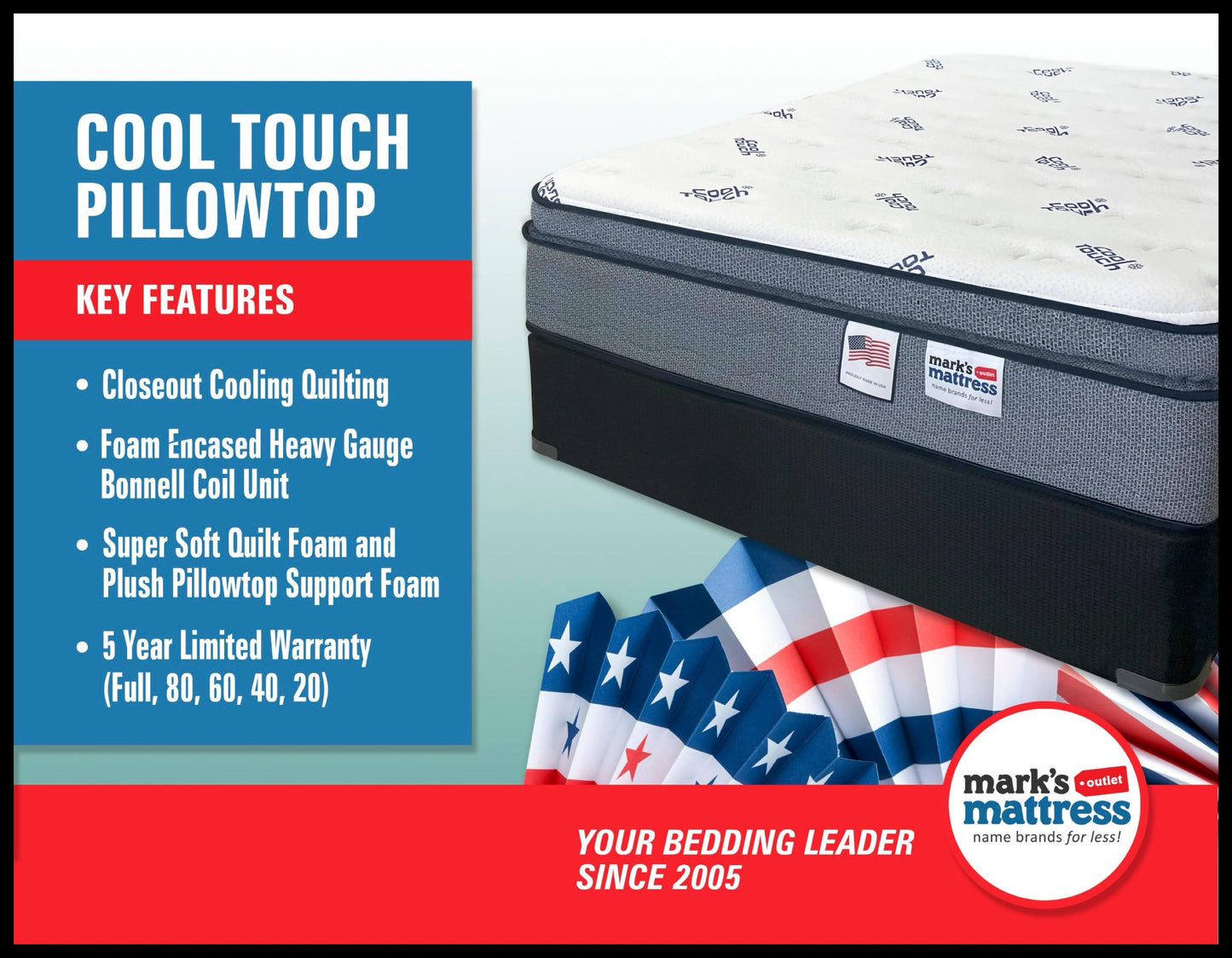 Cool Touch Pillow Top