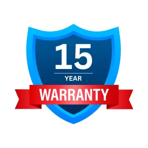 15 years warranty