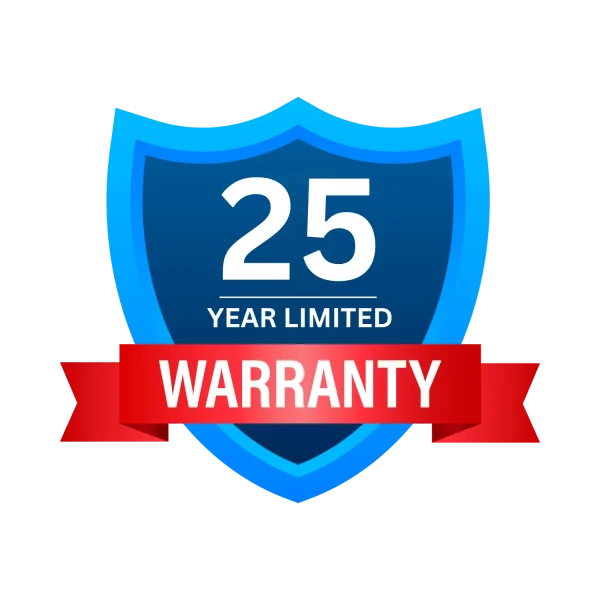 25 years warranty