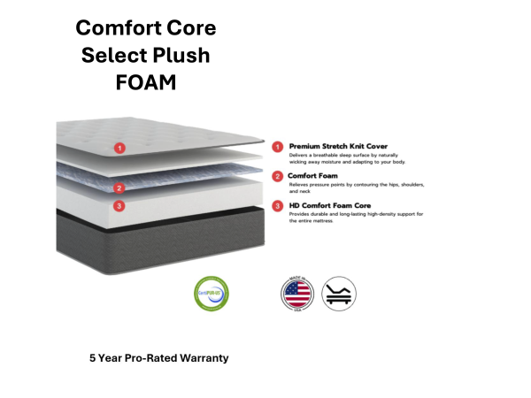 select plush foam select plush foam